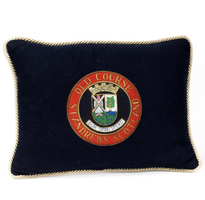 Vintage Golf Themed Pillow Old Course St. Andrews